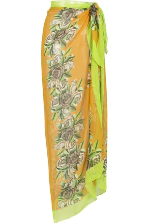 AMIR SLAMA Printed beach skirt
