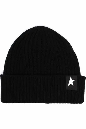 Golden Goose Star patch ribbed beanie