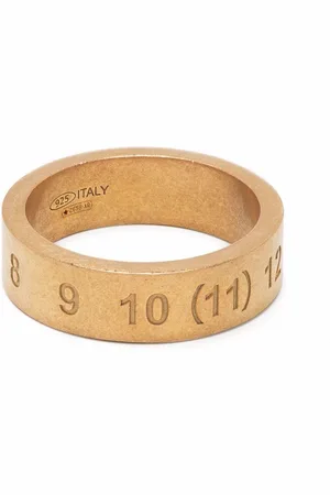 Maison Margiela Numbers-motif engraved ring