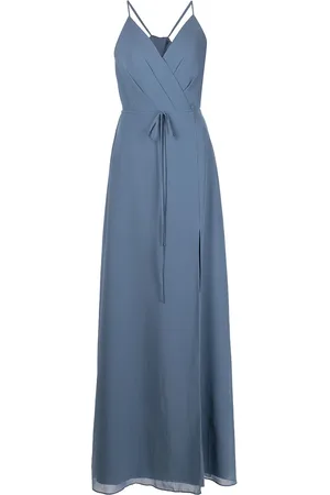Marchesa Notte Wrapped full-length gown