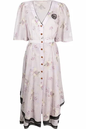 ULYANA SERGEENKO Floral-print maxi dress
