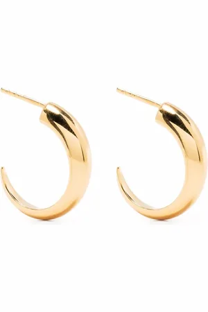 Missoma Medium plain claw hoop earrings