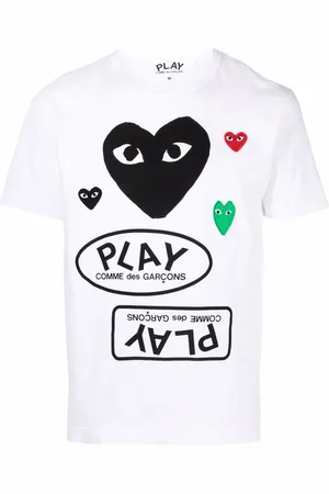 Comme des Garçons Heart logo-print T-shirt
