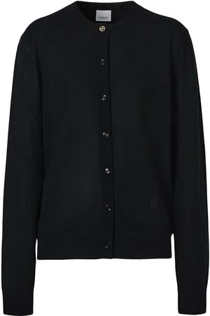 Burberry Monogram motif silk-trim cardigan