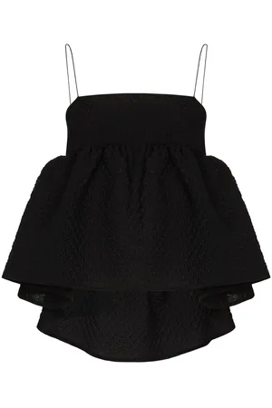 Cecilie Bahnsen Selena ruffled textured top