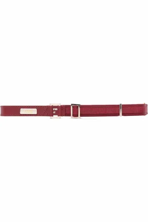 Gianfranco Ferré 2000s logo plaque belt