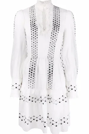 TEMPERLEY LONDON Robin long-sleeve mini dress
