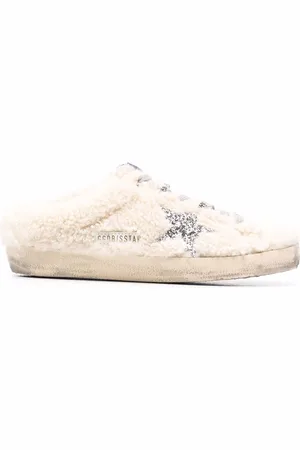 Golden Goose Super-Star Sabot shearling sneakers