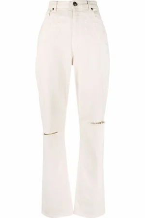 Etro High-waisted straight leg jeans