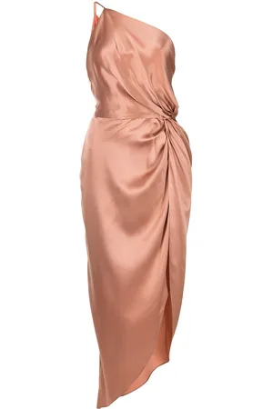 Michelle Mason Twist-knot silk dress