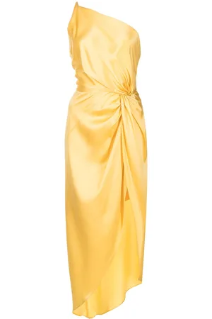 Michelle Mason Twist-knot silk dress