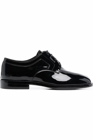 Maison Margiela Tabi patent-leather brogues