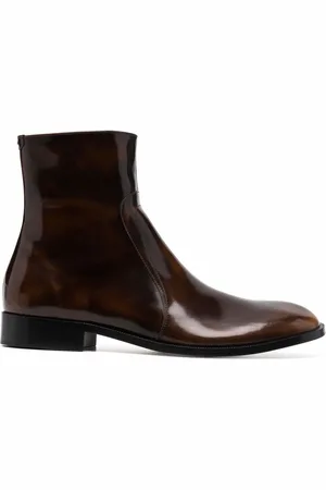 Maison Margiela Waxed leather boots