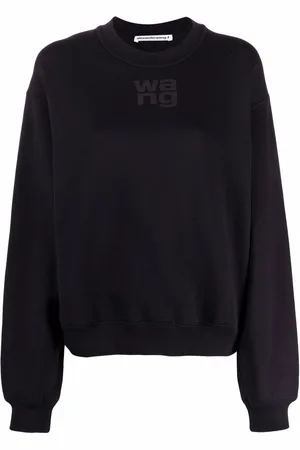 Alexander Wang Logo-print crew neck sweatshirt