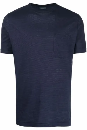 ZANONE Chest-pocket striped T-shirt