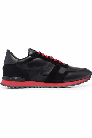 VALENTINO GARAVANI Rockrunner camouflage-print sneakers