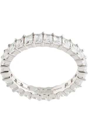 APM Monaco Romance zirconia-embellished thin-band ring