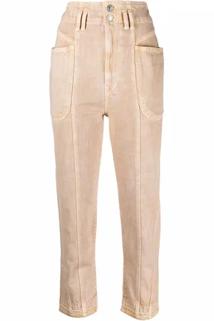 Marant Etoile High-rise cropped jeans
