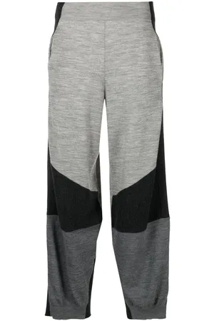 Stella McCartney Colour-block knitted trousers