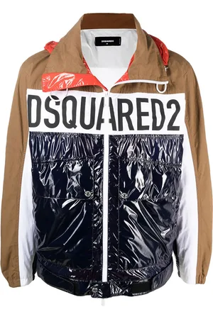 Dsquared2 Logo-print colour-block windbreaker