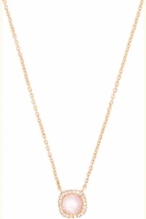 Tirisi 18kt rose gold diamond Milano pendant necklace