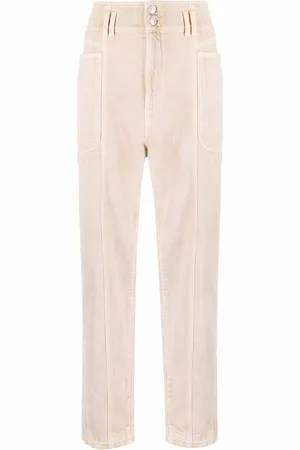 Marant Etoile High-rise straight-leg jeans