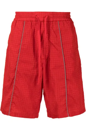 Iceberg Check-print track shorts