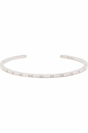 Maison Margiela Numbers-engraved cuff bracelet