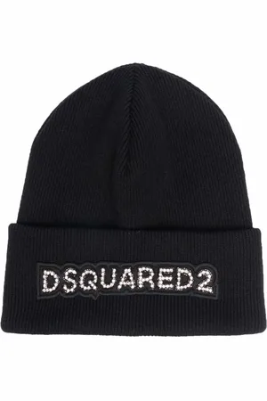Dsquared2 Wool logo patch beanie