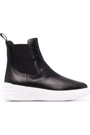 Hogan Rebel leather Chelsea boots