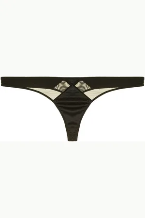 FLEUR DU MAL Top Stitch thong