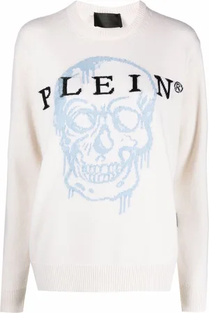Philipp Plein Skull-intarsia jumper