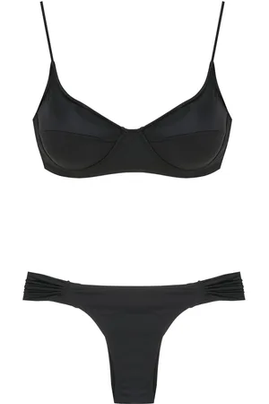 Brigitte Ruched-detail bikini