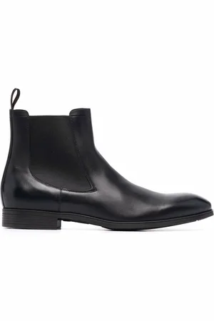 santoni Leather Chelsea boots