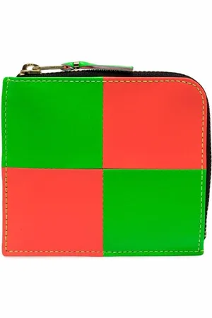 Comme des Garçons Chequer zipped wallet