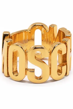 Moschino Logo-detail ring
