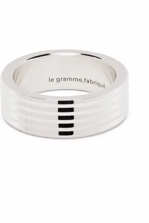 Le Gramme Guilloché horizontal ribbon ring