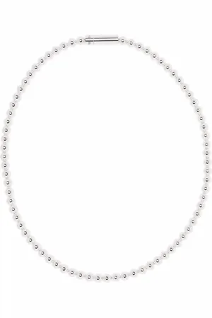 Le Gramme 51g polished beaded necklace