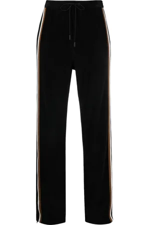 Dsquared2 Side-stripe corduroy track pants
