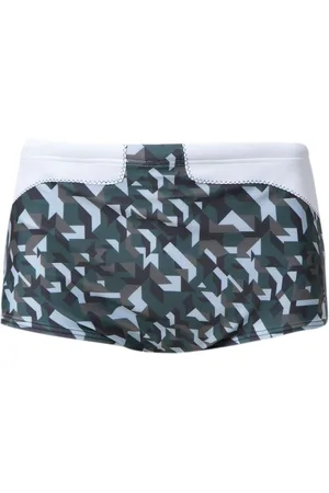 AMIR SLAMA Geometric print trunks