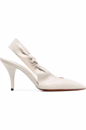 santoni Knotted slingback pumps
