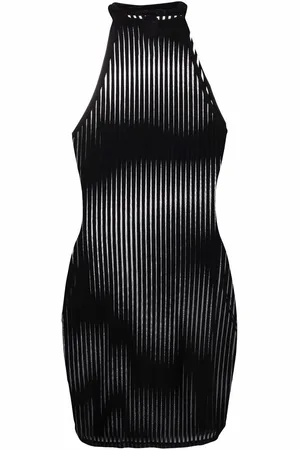 MAISON CLOSE Bande à Part striped dress
