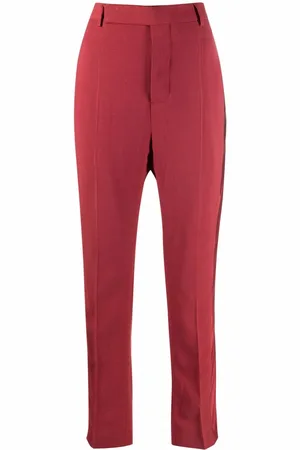 Rick Owens Satin trim trousers