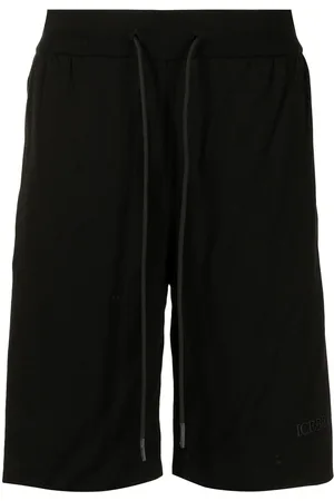 Iceberg Drawstring-waist track shorts
