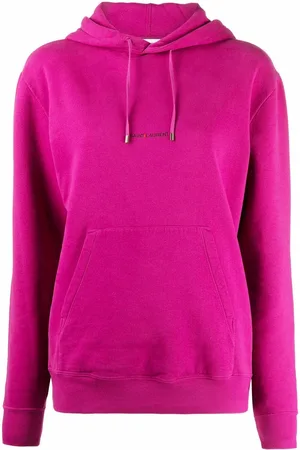 Saint Laurent Logo-print drawstring hoodie