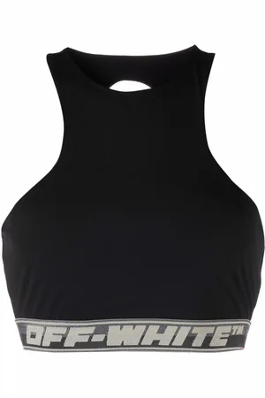 OFF-WHITE Logo-band sports bra