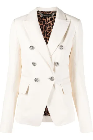 Philipp Plein Double-breasted leather blazer