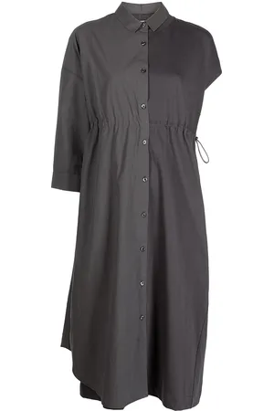 ROMEO HUNTE Asymmetric-sleeve shirtdress