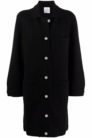 Barrie Single-breasted cashmere-cotton blend coat