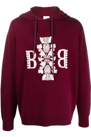 Barrie Jacquard-logo motif hoodie